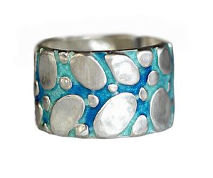 Villa Sorgenfrei Schmuckmanufaktur Silberring Flussbett Ring. günstig online kaufen