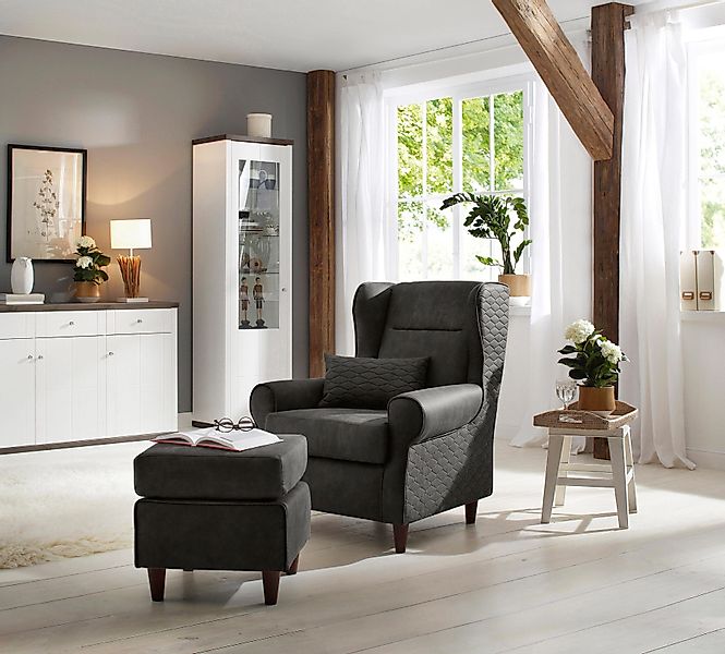 Home affaire Ohrensessel Eric, inklusive Hocker günstig online kaufen