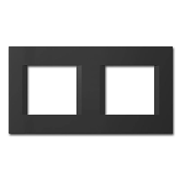 TEM MODUL PLUS 2-Fach UP Rahmen Schwarz Matt Line günstig online kaufen