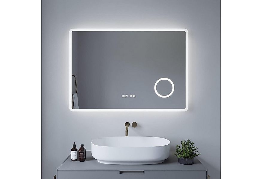 AQUABATOS Badspiegel Badspiegel mit Beleuchtung Bad Spiegel LED Badezimmers günstig online kaufen