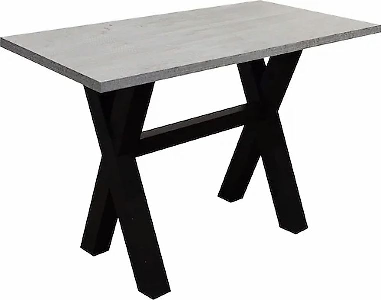Mäusbacher Bartisch, Gestell in X-Form (Breite 120, 140 oder 160 cm) günstig online kaufen