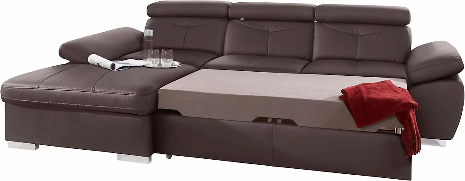 exxpo - sofa fashion Ecksofa "Spring, super bequem und komfortabel mit Armt günstig online kaufen