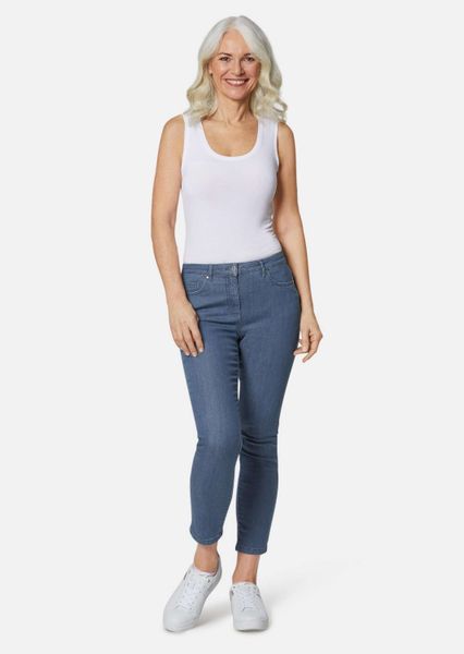 GOLDNER 7/8-Caprijeans Kurzgröße: Schmale Stretchhose BELLA günstig online kaufen