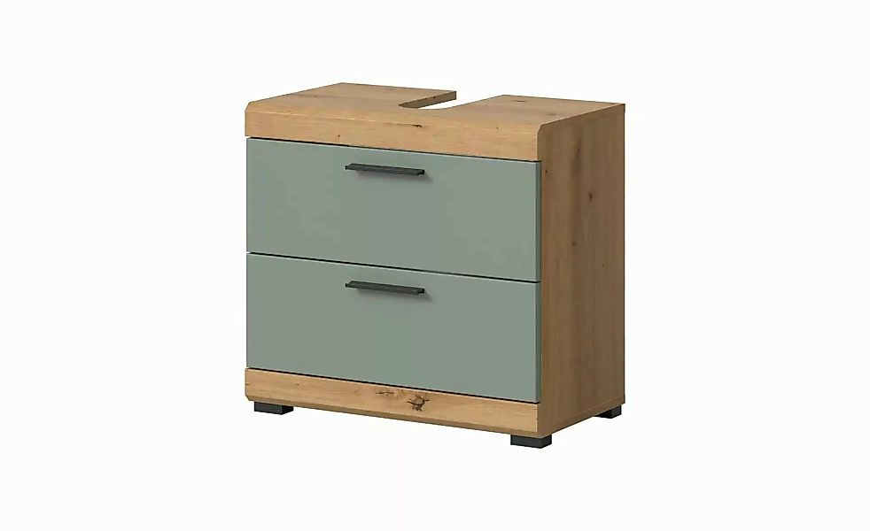 xonox.home Waschbeckenunterschrank Salbei/ Artisan Eiche Nachbildung 60x56x günstig online kaufen