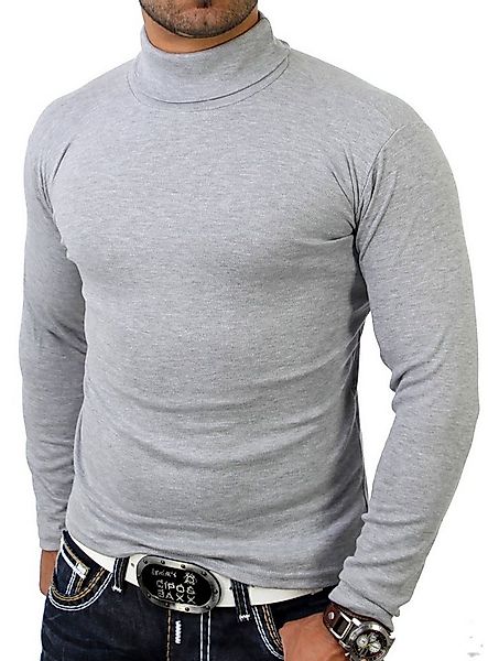 Reslad Strickpullover Reslad Herren Rollkragenpullover Männer Pulli sportli günstig online kaufen