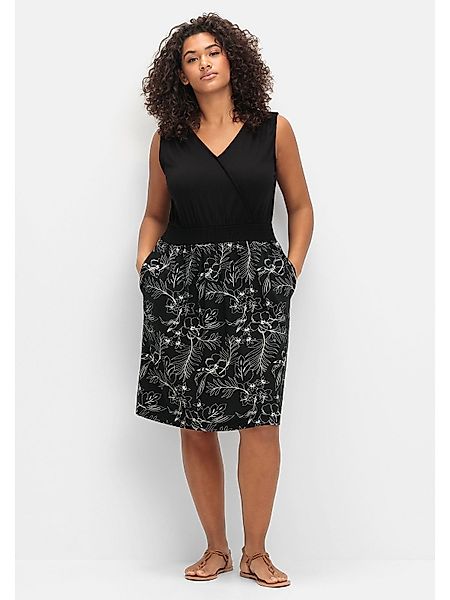 Sheego Jerseykleid Große Größen in Wickeloptik, günstig online kaufen