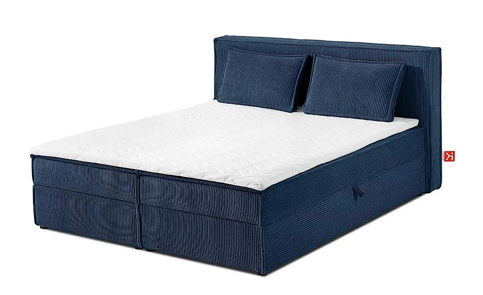 KONSIMO Boxbett   ¦ blau ¦ Maße (cm): B: 165 H: 95 Betten > Polsterbetten - günstig online kaufen