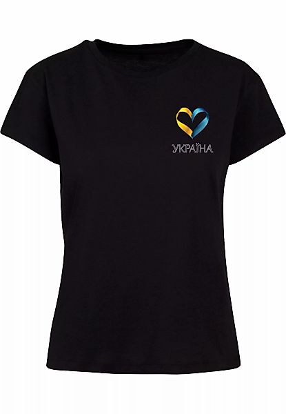 Merchcode T-Shirt "Merchcode Ladies Merchcode Football - Ukraine T-shirt", günstig online kaufen