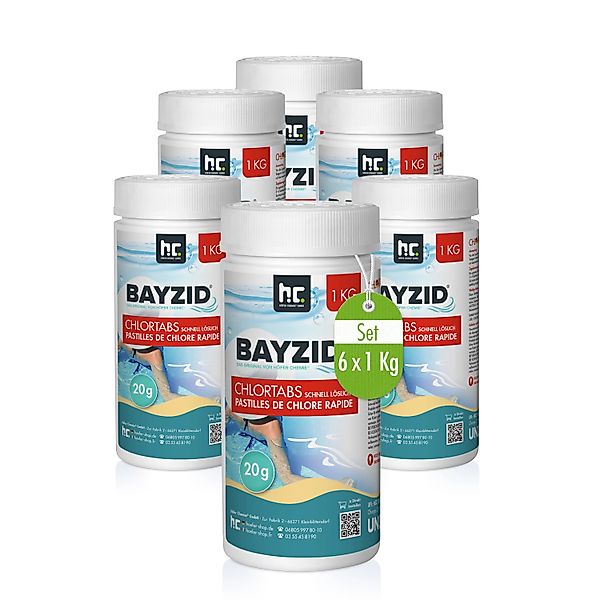 Bayzid Chlortabs 20g Schnell Löslich 6x 1kg günstig online kaufen