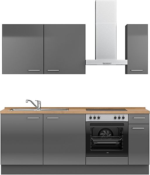 nobilia Küchenzeile ""Flash I"" vormontiert, Ausrichtung wählbar, Breite 21 günstig online kaufen