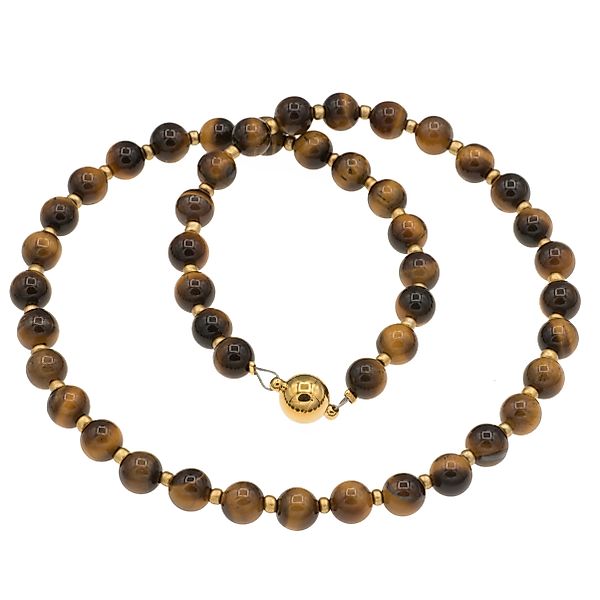 Bella Carina Perlenkette Kette mit Tigerauge günstig online kaufen
