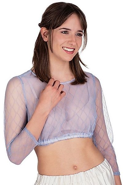 MarJo Dirndlbluse Dirndlbluse - INJA-DALIDA - altrosa, taubenblau günstig online kaufen