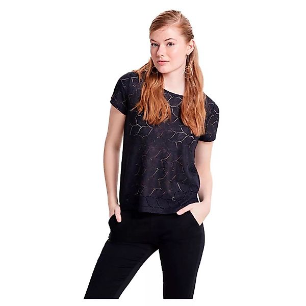 Jdy Tag Lace Kurzärmeliges T-shirt M Night Sky günstig online kaufen