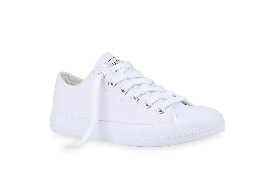 VAN HILL 94237 Sneaker Damen Sneaker Low Canvas Freizeitschuhe Schnürer Bas günstig online kaufen