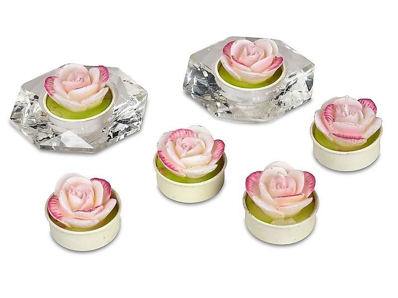 formano Teelicht Frühlingszeit, Farbe: rosa, Motiv: günstig online kaufen