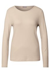 STREET ONE Langarmshirt Shirt mit Rippstruktur günstig online kaufen