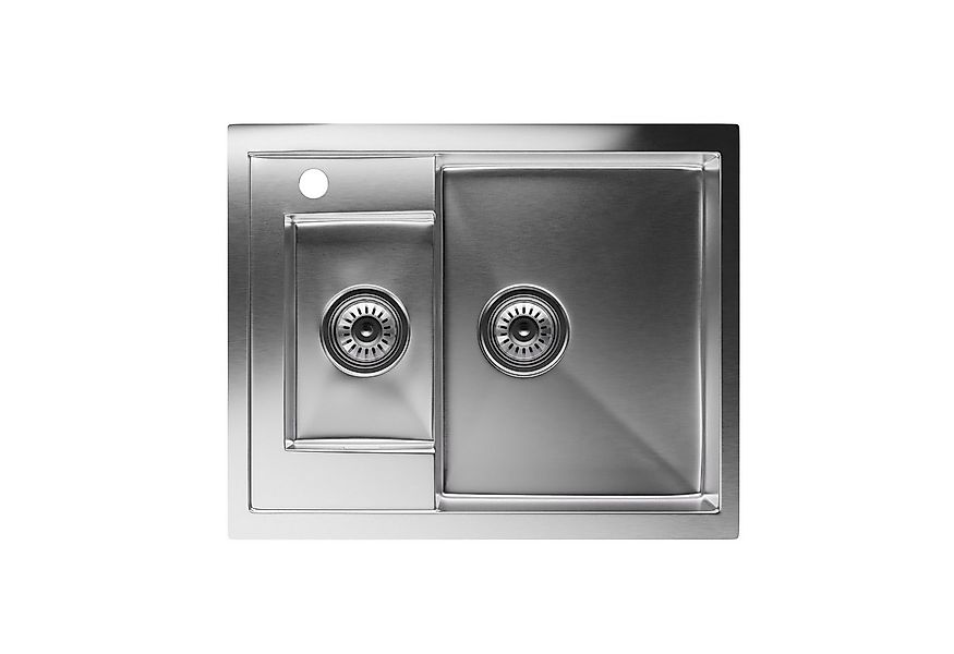 Klarstein Küchenspüle TitanSteel, rechteckig, 50/61 cm, Edelstahl Küchenspü günstig online kaufen