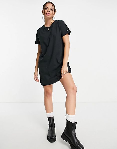Aeropostale – Ausgestelltes T-Shirt-Kleid in Schwarz günstig online kaufen