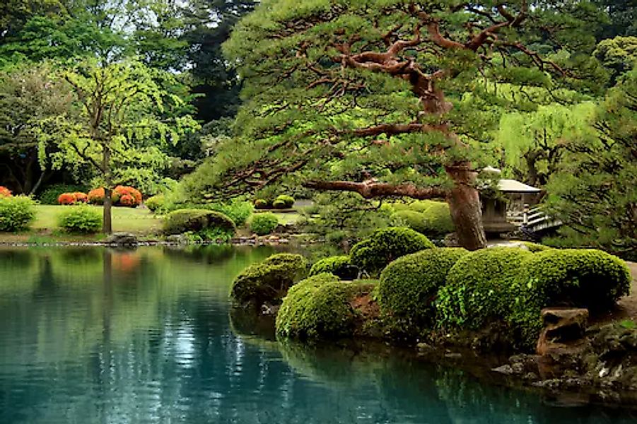 Papermoon Fototapete »Calm Zen Lake« glatt günstig online kaufen