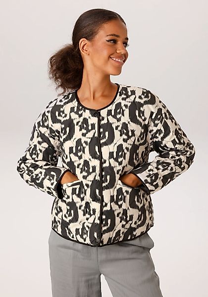 Aniston CASUAL Steppjacke mit extravagantem, grafischen Muster - NEUE KOLLE günstig online kaufen