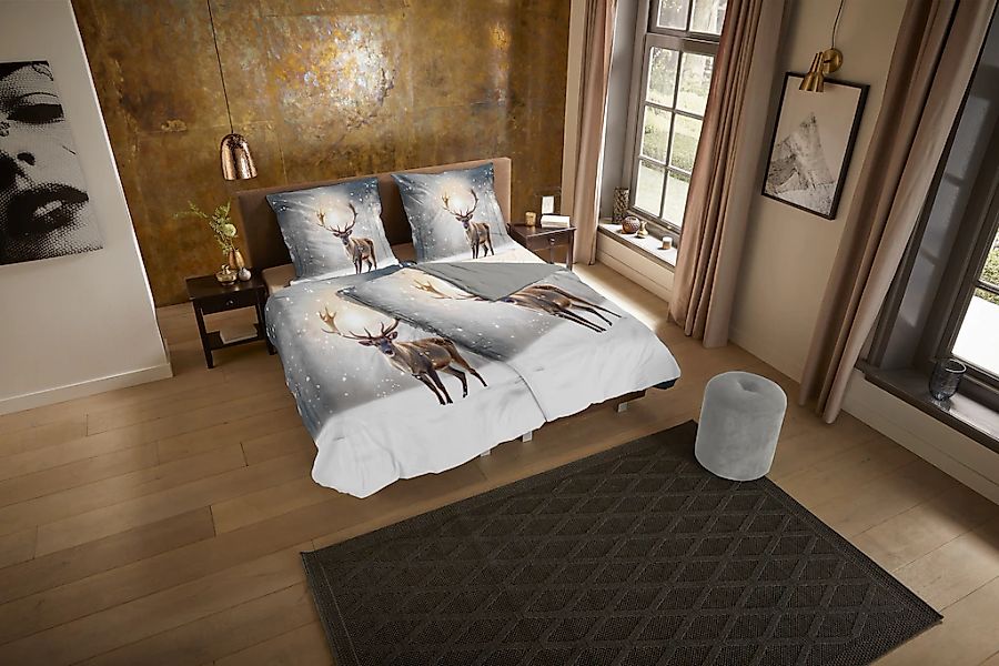 PURE luxury collection Wendebettwäsche "Jeppe" 2 Stk. tlg. Mikrofaser, Pfle günstig online kaufen