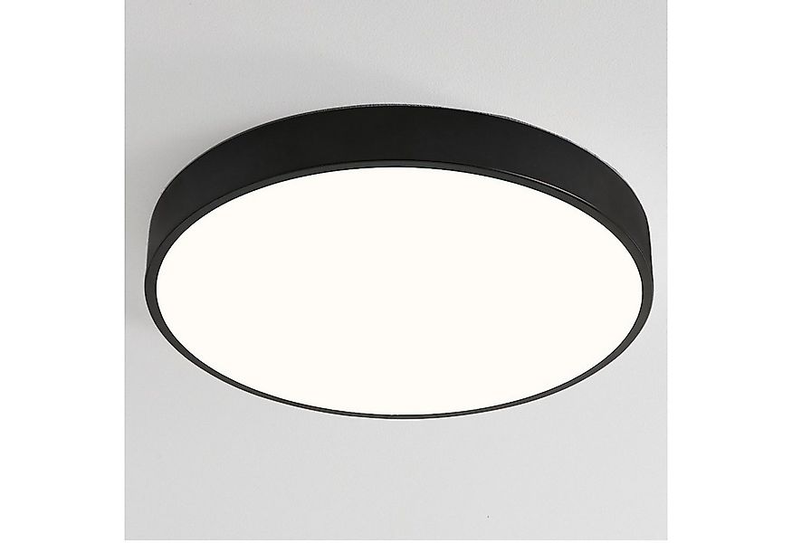 Natsen Deckenleuchte LED Deckenlampe Flach Rund lampe, 24W, LED fest integr günstig online kaufen