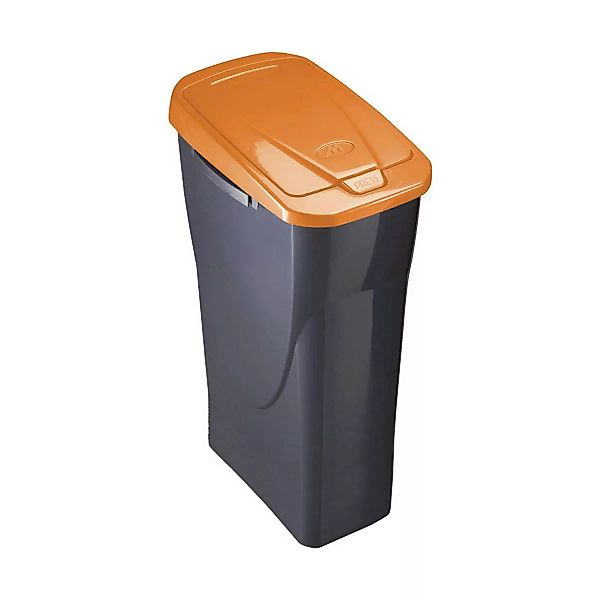 Papierkorb Schwarz/orange Pp (15 L) günstig online kaufen