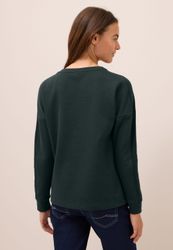 CECIL Langarmshirt aus elastischem Materialmix günstig online kaufen