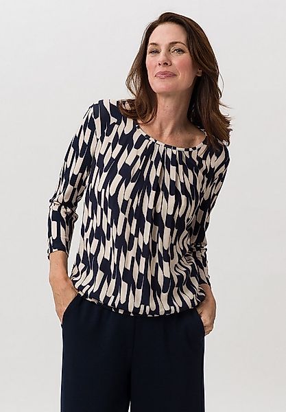 FRANK WALDER Blusenshirt mit aparter Faltenpartie günstig online kaufen