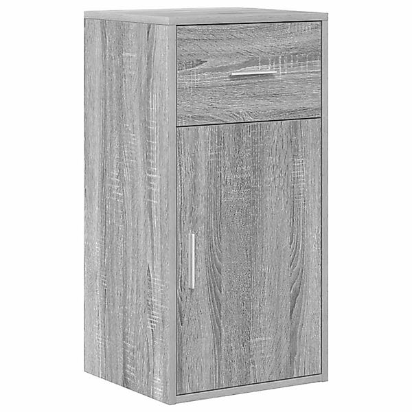 vidaXL Sideboard Grau Sonoma 38 x 34,5 x 75 cm Holzwerkstoff 869551 günstig online kaufen