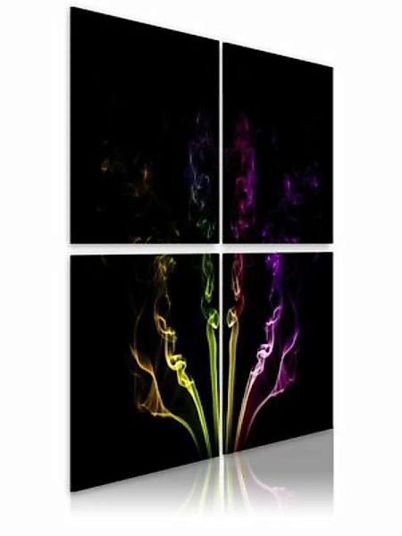 artgeist Wandbild Bunte Rauchfahnen mehrfarbig Gr. 90 x 90 günstig online kaufen