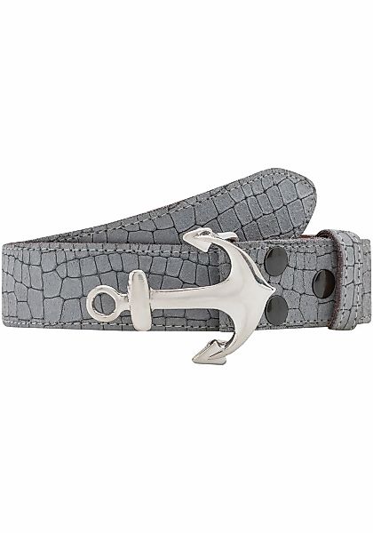 Rettungsring Gürtel Ledergürtel mit austauschbarer Schließe "Anker S019 Sat günstig online kaufen