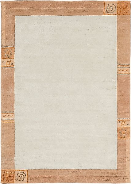 LUXOR living Wollteppich »India« rechteckig 20 mm Höhe reine Wolle, handgek günstig online kaufen