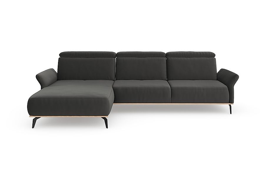 Places of Style Ecksofa »Fjord L-Form«, massiv, wahlweise mit Armlehnfunkti günstig online kaufen
