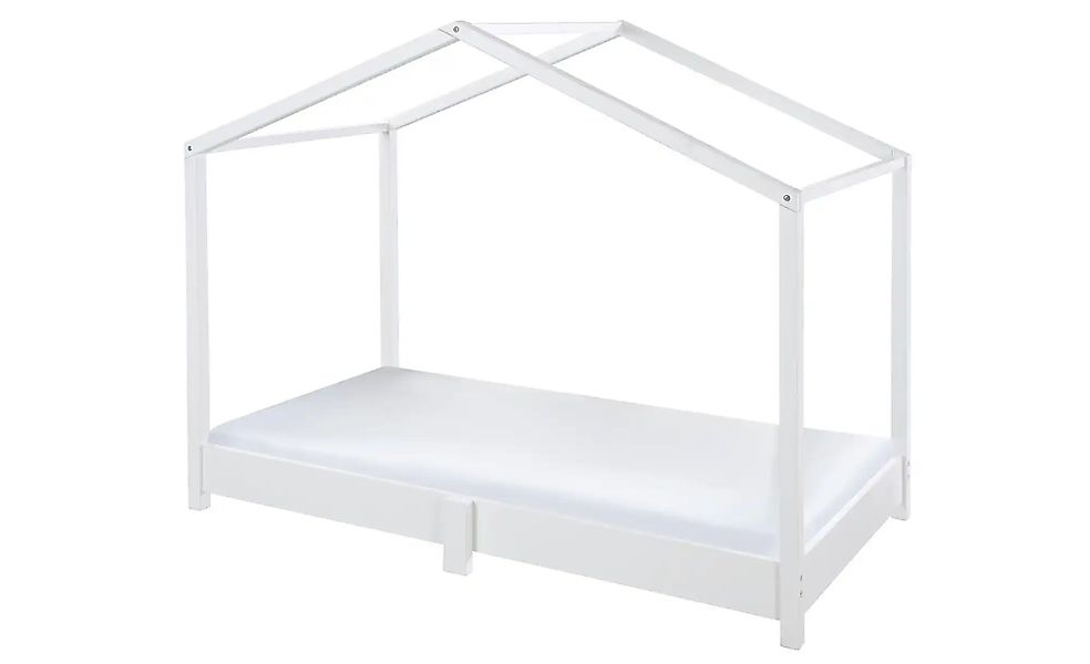 roba® Hausbett aus Massivholz, bodentiefes Kinderbett in 90 x 200 cm & 70 x günstig online kaufen