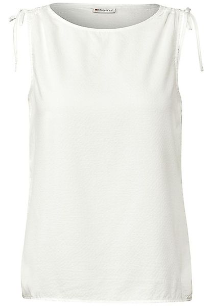 STREET ONE Kurzarmbluse - Seersucker Blusentop günstig online kaufen