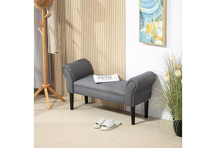 HOMCOM Polsterbank Flurbank für Schlafzimmer, bis 130 kg Belastbar (Sitzban günstig online kaufen