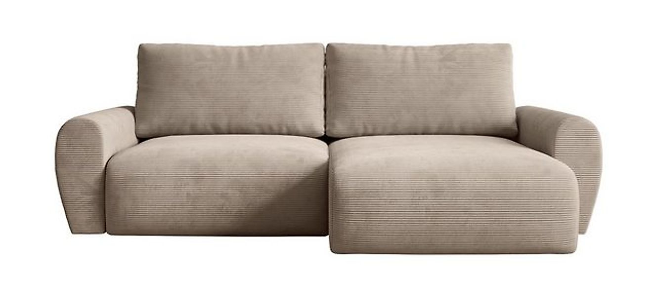 Beautysofa Ecksofa POSS, universelle Ottomane, mit Schlaffunktion günstig online kaufen