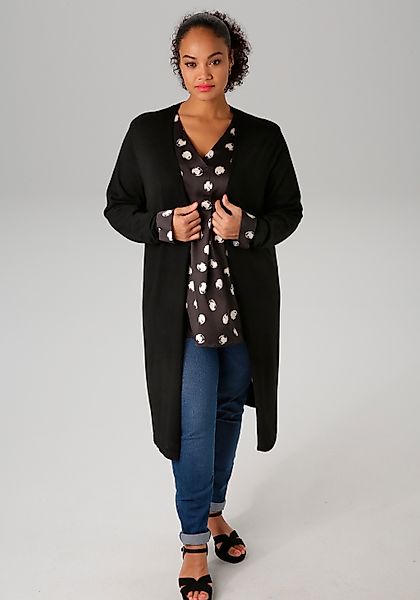Aniston PLUS Strickjacke, in trendiger Farbpalette günstig online kaufen