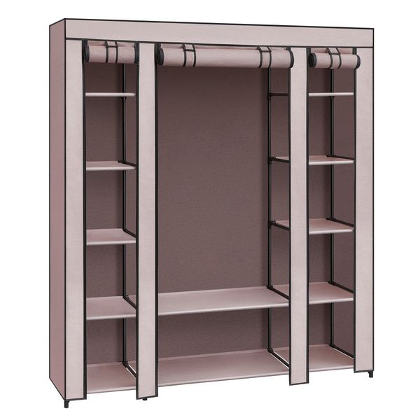 SONGMICS Kleiderschrank Stoffschrank mit Überzug aus günstig online kaufen