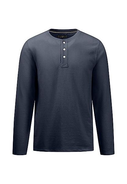 FYNCH-HATTON Langarmshirt mit kurzer Knopfleiste günstig online kaufen