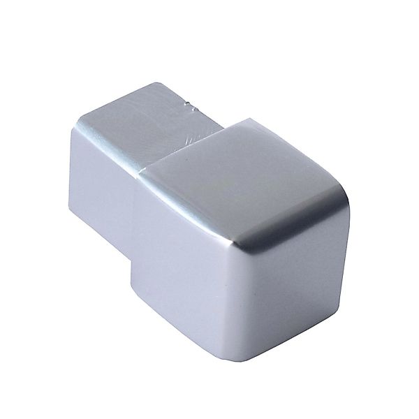 Dalsys Endstück Quadratprofil 12,5mm Alu Eloxiert Chrome Glänzend günstig online kaufen