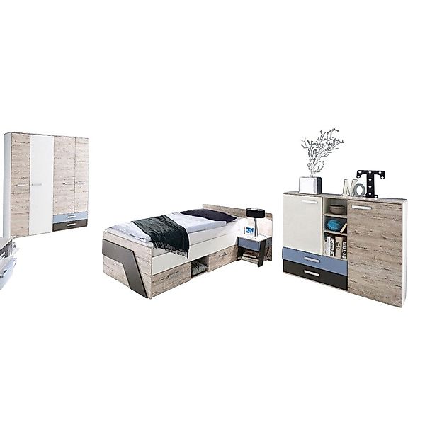 Lomadox Jugendzimmer-Set LEEDS-10, (Sparset, 4-tlg), 4-teilig günstig online kaufen