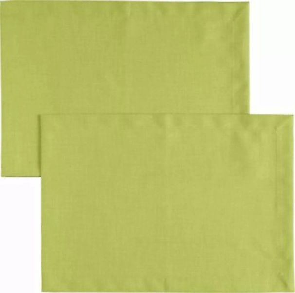 Erwin Müller Tischset  2er-Pack Madrid grün Gr. 35 x 50 günstig online kaufen