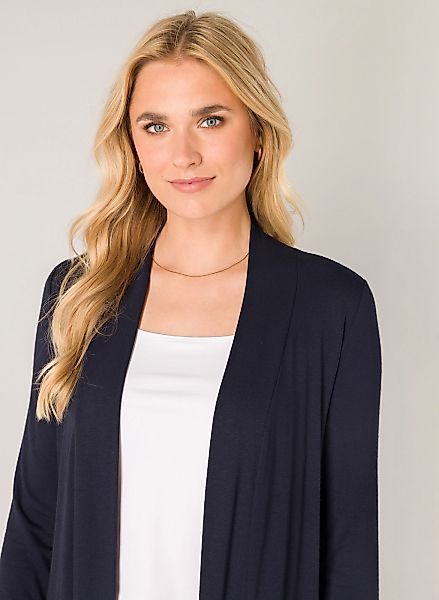 Base Level Strickjacke Yayla In elastischem Feinstrick günstig online kaufen