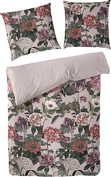 Primera Bettwäsche Mako-Satin Bettwäsche "Blümerant", Mako-Satin, günstig online kaufen
