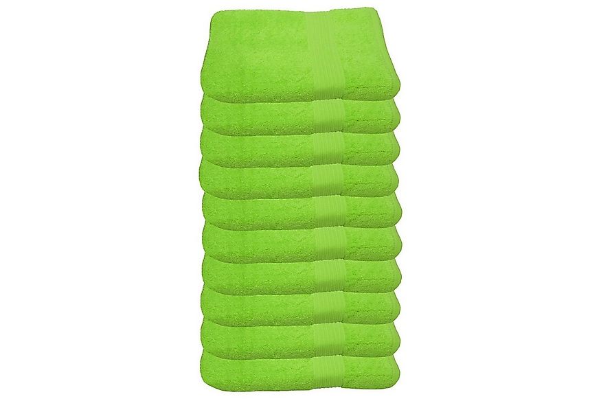 Julie Julsen Gästehandtücher 10-Gästehandtücher-Apfelgrün-Gästetuch 30 x 50 günstig online kaufen