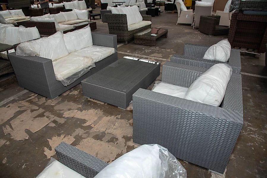 #HBM 2661: 2er Sofa bestehend aus 2 Eckelementen mit 2er Set Sessel und Tis günstig online kaufen