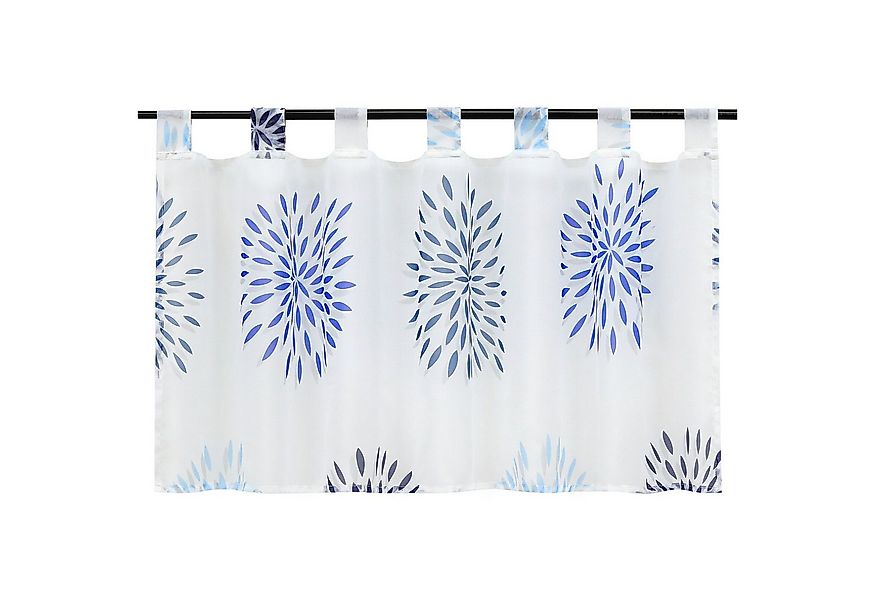 Joyswahl Scheibengardine Alessa, Schlaufen, Kurzstore mit Kreis Motiv günstig online kaufen