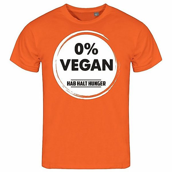 deinshirt Print-Shirt Herren T-Shirt Null Prozent VEGAN Funshirt mit Motiv günstig online kaufen